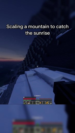 Scaling a Mountain with Distant Horizons - Minecraft Mod Showcase