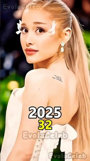 Ariana Grande Then vs Now (2002–2025) 🎶 | Stunning Glow-Up #Shorts