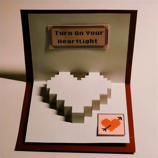 Pixel Heart Card Demo