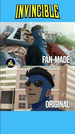 INVINCIBLE - Who Did it Better? Original Animation vs Fan-Made. #imagecomics #invincible #amazon