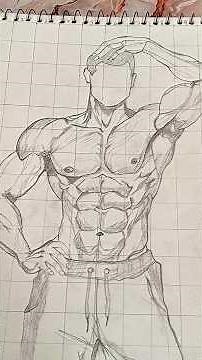 Hyper Realistic Bodybuilder Drawing 😱#art