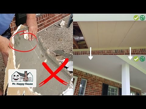 Hardie Board Ceiling Installation: Why you Should NEVER Use Sheetrock for Exterior Porch Ceiling