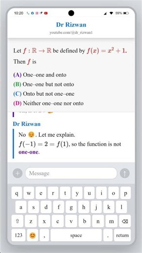 MCQ#02 - 1000 Math MCQs Series | types of functions #class12math #nbf #entrytestprep #punjabboard