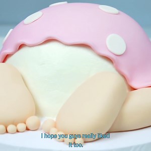 89K views · 4.8K reactions | Baby Shower BABY BUM CAKE! | The Icing Artist | Facebook