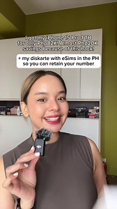 SAVE PHP20,000 ON YOUR iPHONE 15 PRO WHEN YOU FOLLOW THIS HACK. Love it when the girl math is mathing! This is my diskarte with purchasing the iPhone 15 Pro and making the most with eSims in the PH. 🇵🇭 I could easily be spending Php3K a month on postpaid, so I’m super happy we were able to come up with this hack. 😂 | Daniella Roi