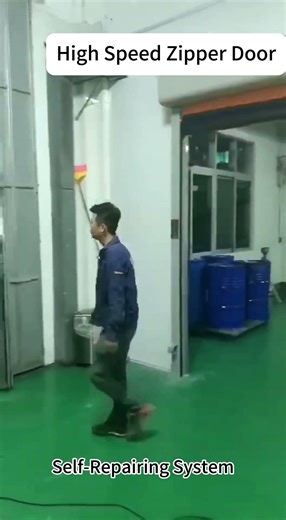 Is a Self-Repairing High Speed Zipper Door the Best Solution for High Traffic Areas?