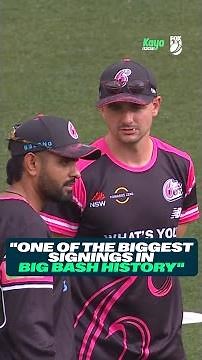 Babar Azam is "one of the biggest signings in Big Bash History"