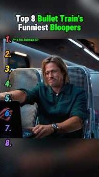 These Bloopers from Bullet Train Are Hilarious!