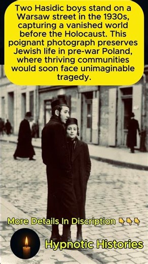 🕯️ A Haunting Glimpse of Jewish Life in 1930s Poland