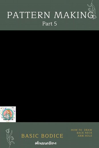 20 reactions | Pattern making ( part 5 ) How to draw back neck and arm hole curves Learn with me #sewingclasses #sewingtutorial #sewingproject #sewing #dressmaking #sewingtips #sewingmachine | Learn with me | Facebook