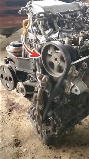 Remove engine cover and start-up! #youtube #shorts #ai