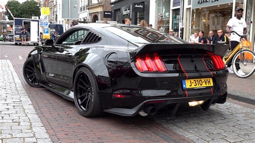 Ford Mustang Alpha ONE widebody brutal sound loud exhaust