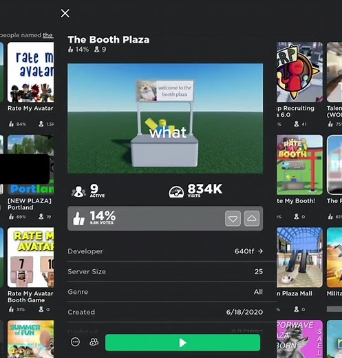 Exploring The Booth Plaza in Roblox: Avatars in Action