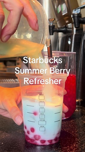Summer Berry Skies Drink: Refreshing Coconut Milk Starbucks Refresher