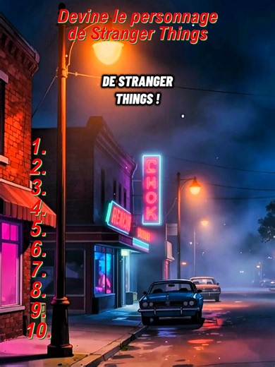 Devine le personnage de Stranger Things en animé !