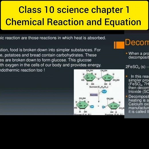 Class 10 science chapter 1 | Chemical Reaction and Equation | NCERT #class10 #science