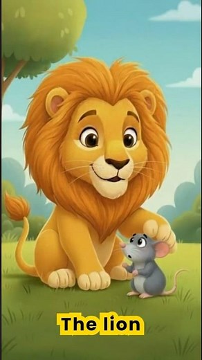 Lion and Rat Story 🦁🐭 | Tiny Moral Stories For Kids | Bedtime Stories ❤️