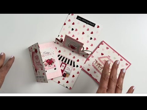 3 Easy DIY Cards in ONE SHEET Wonder Tutorial Valentines 💘 Series