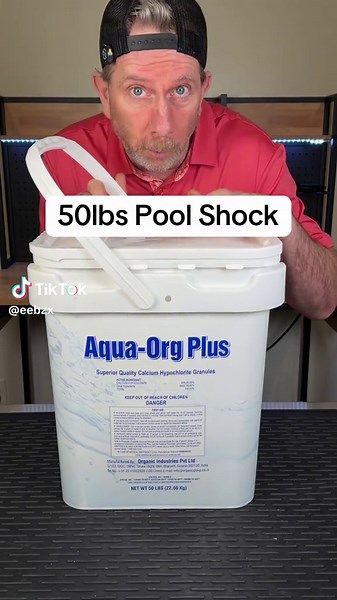 Pool Shock Chlorine - Calcium Hypochlorite 65% #PoolShock #Shock #PoolChemicals #Pool #poolcaretips