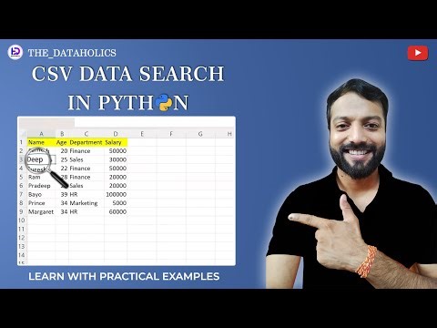 Python Project CSV Data Search | Python Mini Projects