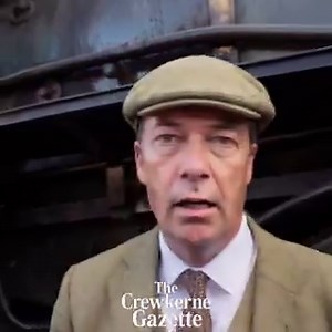 With the Gorton and Denton by-election looming, Nigel Farage opted for a characteristically understated mode of transport, clambering aboard a billowing steam locomotive en route to Somerset, where his old chum Jacob Rees-Mogg awaited{satire}