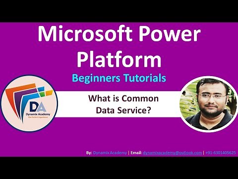 What is the Microsoft Common Data Service? common data service dynamics 365 crm