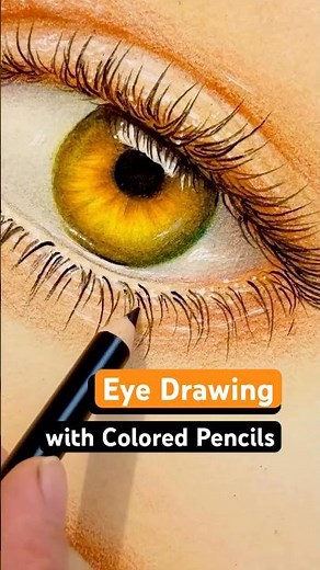How to Draw a Realistic Eye | Colored Pencil Tutorial