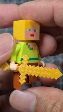 Cheap $0.20 Lego Minecraft Full Weapon Alex by Roboman - Unofficial Minifigures #shorts #minecraft