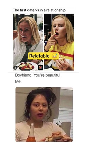 First date vs real relationship 😂🍔 #funny #relatable #couple #shorts #usa