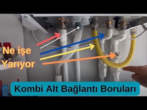 Kombi Alt Bağlantı Boruları- Kombi Bağlantı Şeması