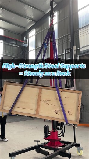 Electric Hydraulic Crane for Safe Heavy Lifting