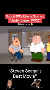 Worst 90’s Movie Scenes - Under Siege (1992) - “Steven Seagal’s Best Movie” - This is satire 😂. #stevenseagal #undersiege #moviescene #genx #90s #90smovies #recap #commentary #moviereview #funny #fyp | Barb Castillo
