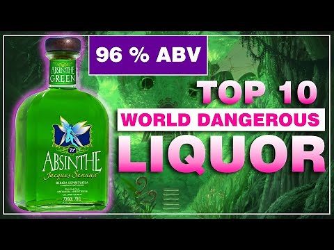Strongest Liquor || Top 10 World Dangerous Liquor || 96% Alcohol Content