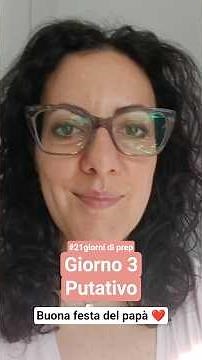 Giorno 3 di #21giorni di prep a "In viaggio con l'italiano" - Putativo