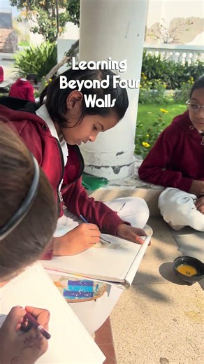 Learning Beyond Classroom | Heritage Haveli Sketching by GMS Gobindpura Students
