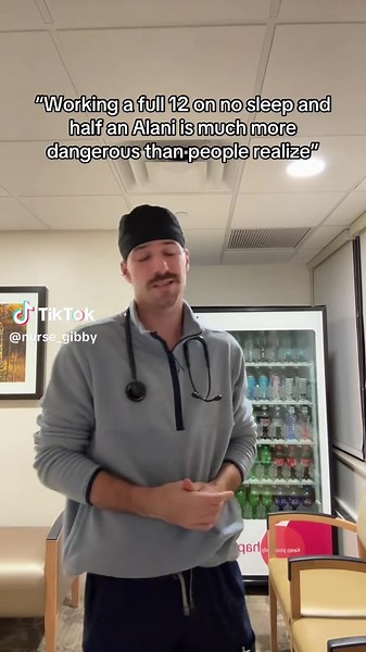 But we all do it every night 😴 #fyp #nightshift #alani #nursegibby #healthcare