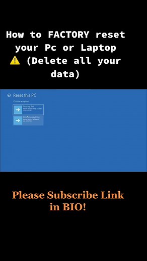 How to Factory Reset Windows 10 Like New Step by Step