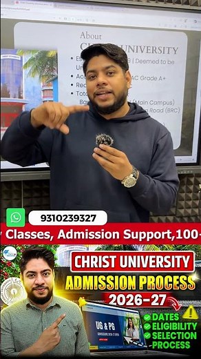 Christ University All Campuses & Courses Explained Complete Guide 2026 #shorts