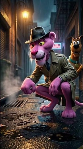Pink Panther Detective & Scooby-Doo Solve a Street Mystery | Short Story