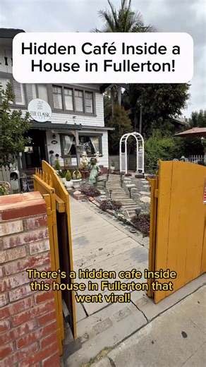 Hidden Café Inside a House in Fullerton! Follow @laoc.eats for more food spots around LA/OC area! 📍 @theclassiccafe2023 419 W Commonwealth Ave, Fullerton, CA 92832 #cafe #fullertonca #orangecounty | LAOC Eats