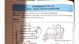 Expt 10 E1 E2 using potentiometer.pdf - Physics - Notes - Teachmint