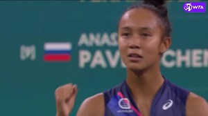 Who gon stop her? 🔥 🇨🇦 Leylah Fernandez comes from behind to take down No.9 seed Pavlyuchenkova and reach the BNP Paribas Open Round of 16! | WTA
