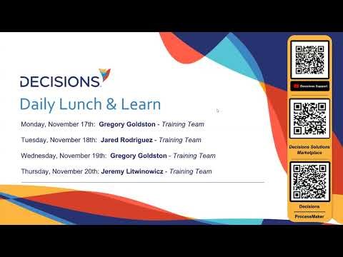 Decisions Q&A- Lunch and Learn 11/20/2025