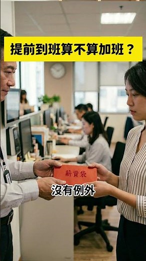 提前到公司算不算加班？ #小雞上工 #兼職 #加班 #職場