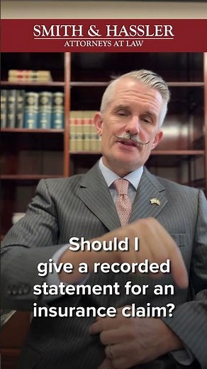 Should You Give a Recorded Statement to Insurance? | Smith & Hassler