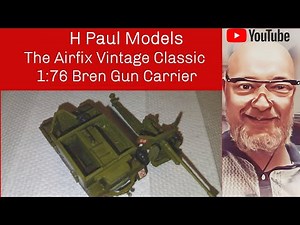 Airfix Vintage Classic Kit; Bren Carrier & 6-Pounder Build