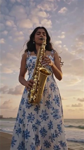 SL Jazz Girl @ගාලු මුවදොර #music #jazz #slgirls #saxophone #musician