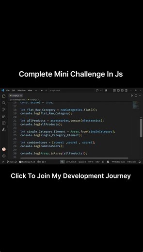 Complete Mini Challenge In JS | E-Commerce Product Catalog Processor 🚀