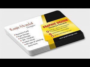 How to design a visiting card in CorelDRAW | Techpro Deb