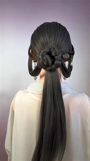 Elegant Sleek Ponytail Hairstyle Tutorial | Easy & Stylish Hair Look#FashionStyle